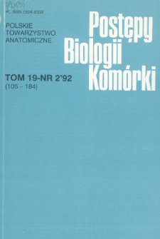 Postępy biologii komórki, Tom 19 nr 2, 1992