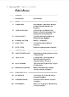 Teksty Drugie Nr 6 (2016), Table of contents