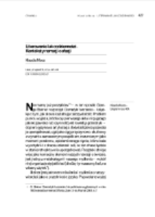 Literowanie luk codzienności. Konteksty narracji o afazji