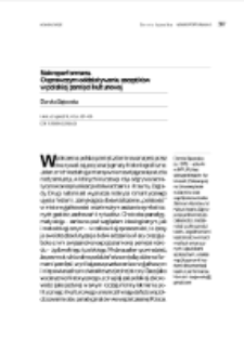 Nekroperformans. O sprawczym oddziaływaniu szczątk&oacute;ww polskiej pamięci kulturowej