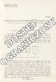 Modification of the Optical Method for Studying Phenomena in the Precritical and Critical Regions of Liquids