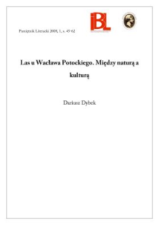 Las u Wacława Potockiego. Między naturą a kulturą
