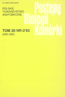 Postępy biologii komórki, Tom 20 nr 3, 1993