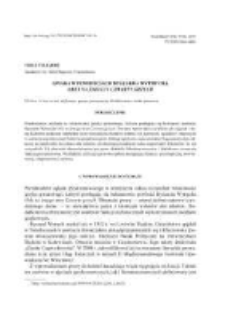 Gwara w powieściach Ryszarda Wytrycha "Orły na śniegu" i "Czwarty grzech"