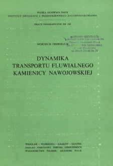 Dynamika transportu fluwialnego Kamienicy Nawojowskiej = Dinamika flûvial'nogo transporta v reke Kamenica Navojovska = Dynamics of fluvial transport in the Kamienica Nawojowska