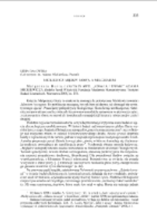 Mickiewicz między mową a milczeniem. Rec.: M. Burta, Reszta prawd. &bdquo;Zdania i uwagi&rdquo; Adama Mickiewicza