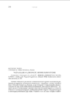 Ważna książka o &bdquo;Dziadach&rdquo;, historii i romantyzmie. Rec.: B. Oleksowicz, &bdquo;Dziady&rdquo;, historia, romantyzm. Studia i szkice