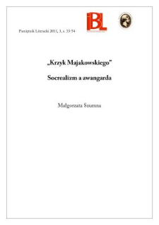 &bdquo;Krzyk Majakowskiego&rdquo;. Socrealizm a awangarda