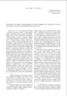 Břeclav-Pohansko VII. Kosteln&iacute; pohřebi&scaron;tě na Severov&yacute;chodn&iacute;m předhrad&iacute;, Jiř&iacute; Mach&aacute;ček, Petr Dresler, Ren&aacute;ta Přichystalov&aacute;, Vladim&iacute;r Sl&aacute;dek, Brno 2016, ss. 506 : [recenzja]