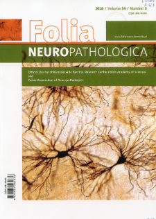 Folia Neuropathologica : former Neuropatologia Polska Vol.54 (2016) nr 3