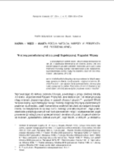 Nazwa &ndash; więzi &ndash; miasta. Poezja Witolda Wirpszy w perspektywie postsekularnej