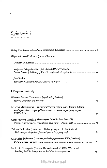 Napis Seria XXII (2016), Spis treści