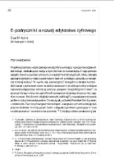 E-podręczniki a rozw&oacute;j edytorstwa cyfrowego
