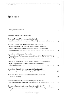 Napis, Seria XXI (2015), Spis treści