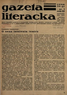 Gazeta Literacka 1931/1932