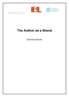 The Author as a brand
