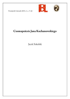 Cosmopoiesis Jana Kochanowskiego