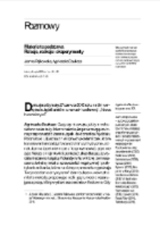 Materia to podstawa. Relacje, reakcje i eksperymenty
