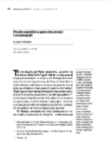 Przede wszystkim o paratekstualności i remediacjach
