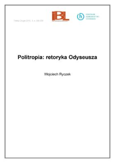 Politropia: retoryka Odyseusza