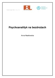 Psychoanalityk na bezdrożach (wstęp)