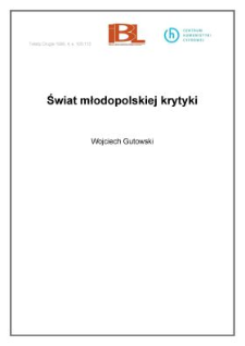 Świat młodopolskiej krytyki