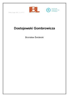 Dostojewski Gombrowicza