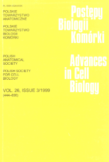 Postępy biologii komórki, Tom 26 nr 3, 1999