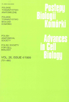 Postępy biologii komórki, Tom 26 nr 4, 1999