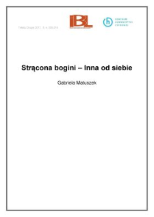 Strącona bogini &ndash; Inna od siebie