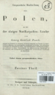 Geognostische Beschreibung von Polen, so wie der übrigen Nordkarpathen-Länder. T. 2