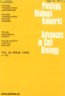 Postępy biologii komórki, Tom 29 nr 1, 2002