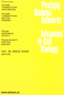 Postępy biologii komórki, Tom 29 nr 3, 2002