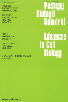 Postępy biologii komórki, Tom 29 nr 4, 2002