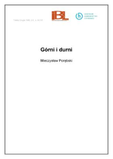 G&oacute;rni i durni