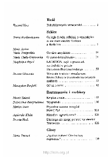Teksty Drugie Nr 2-3 (1996), Spis treści