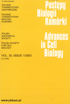 Postępy biologii komórki, Tom 30 nr 1, 2003