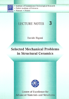 Selected mechanical problems in structural ceramics