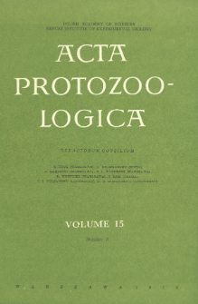 Acta Protozoologica, Vol. 15, Nr 3