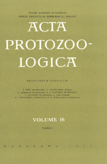 Acta Protozoologica, Vol. 16, Nr 1