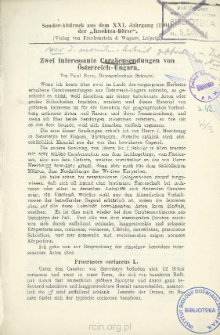 Zwei interessante Carabensendungen von &Ouml;sterreich-Ungarn