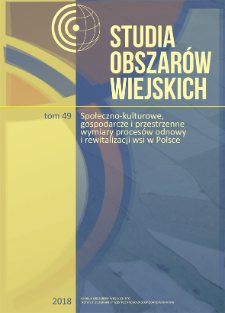 Wybrane aspekty teoretyczne identyfikacji i waloryzacji układów ruralistycznych w Polsce