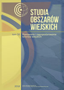 Studia Obszar&oacute;w Wiejskich = Rural Studies, t. 50, Spis treści