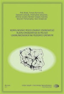 Kompleksowe modelowanie osobowego ruchu drogowego w Polsce : uwarunkowania na poziomie gminnym = Comprehensive modelling of passenger road traffic in Poland - the municipality level aspects