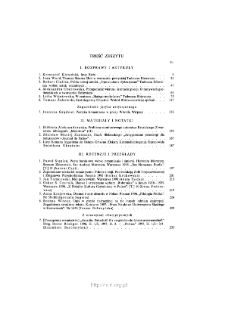 Pamiętnik Literacki, Z. 1 (1999), Treść zeszytu