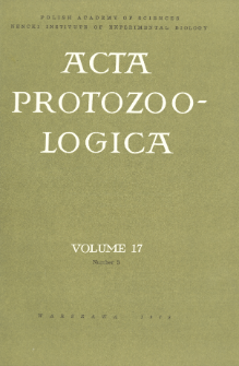 Acta Protozoologica, Vol. 17, Nr 3