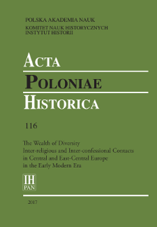 Acta Poloniae Historica T. 116 (2017), Strony tytułowe, Spis treści