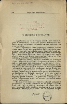 O mordzie rytualnym