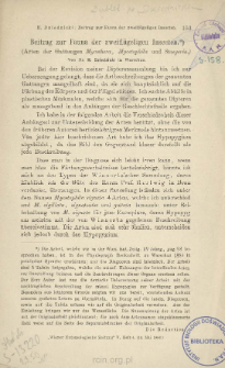 Beitrag zur Fauna der zweifl&uuml;geligen Insecten