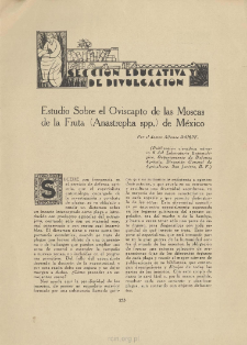 Estudio Sobre el Oviscapto de las Moscas de la Fruta (Anastrepha spp.) de México